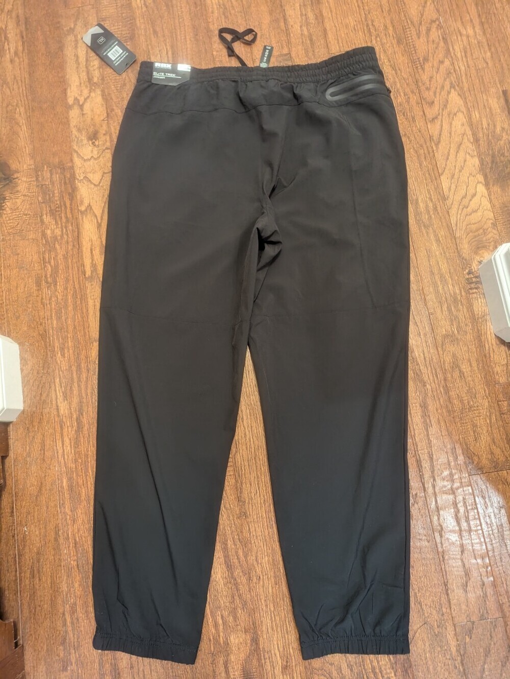 RBX Black Elite Trek Joggers Pants Mens Size XL Lightweight X-dri Quick Dry - Picture 4 of 16